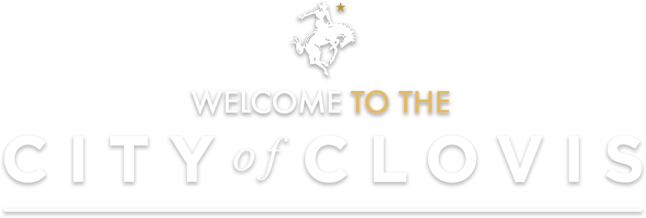A logo of the City of Clovis