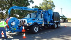 this is a blue water truck