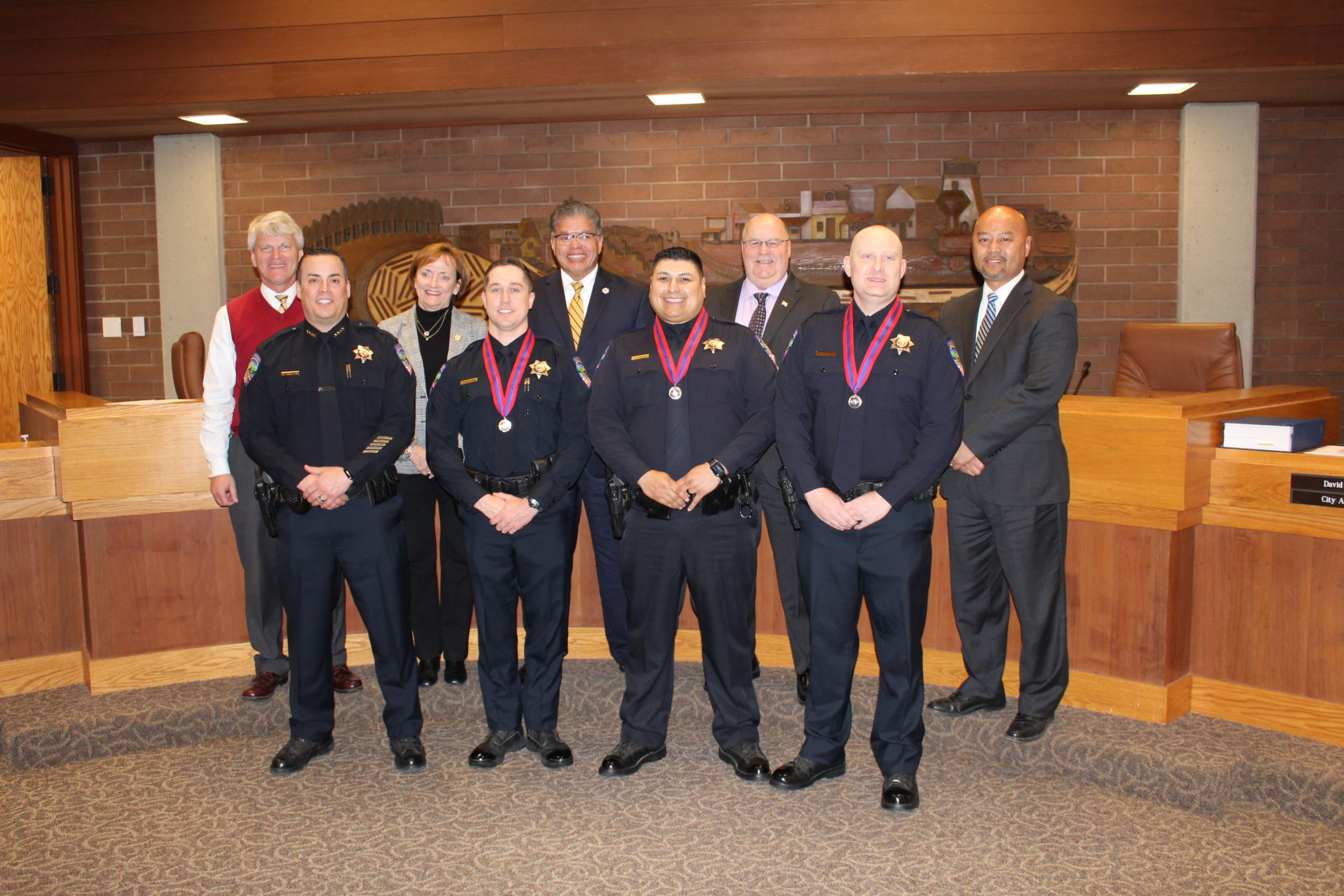 You are currently viewing Three Clovis Police Officers Honored by City Council