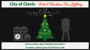 City of Clovis Virtual Christmas Tree Lighting